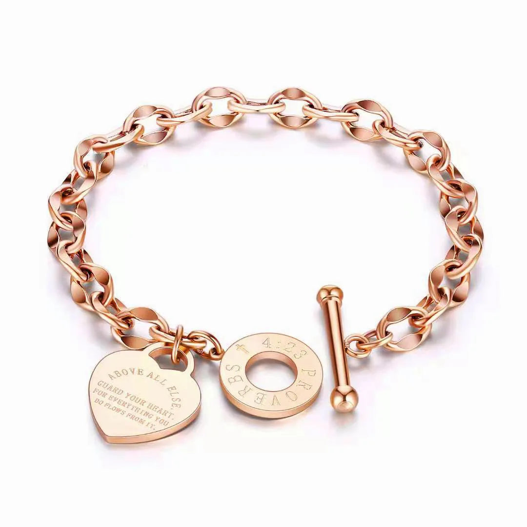 Jasmine Heart of Gold Bracelet