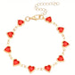 Ophelyra Garnetelle Bracelet | Gold