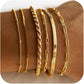 Isabella Vernetta bracelet set | Gold