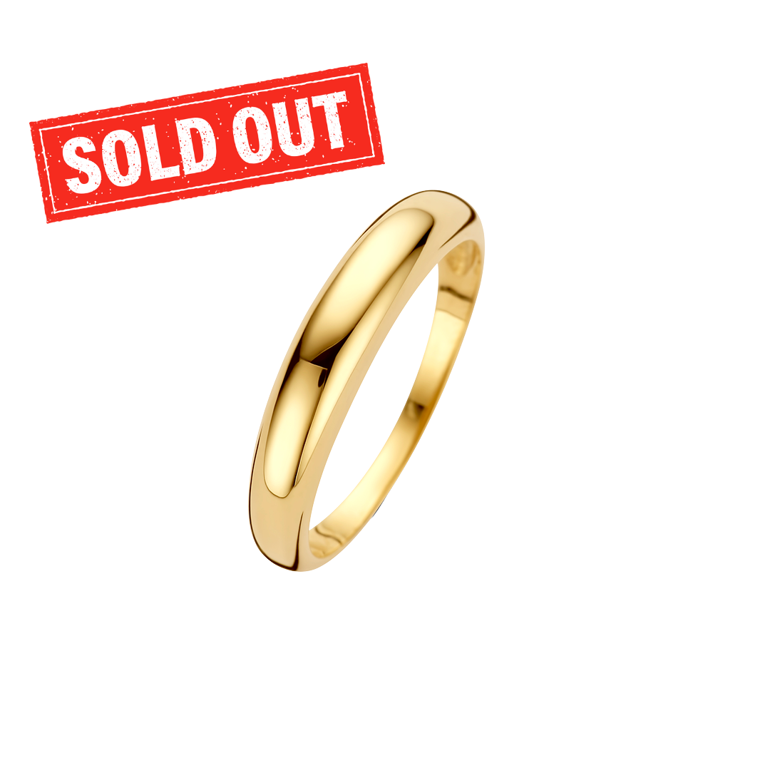Midi Dome Ring | Gold
