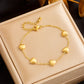 Julia Tiny Heart Bracelet | Gold