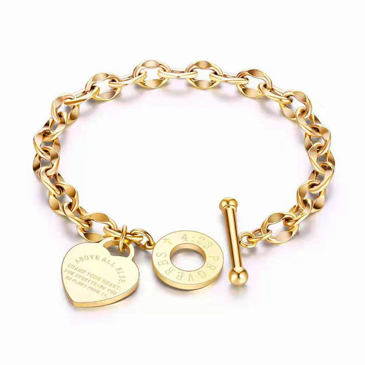 Jasmine Heart of Gold Bracelet