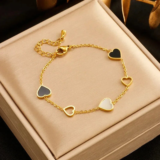 Amalia Heart Bracelet | Gold