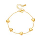 Julia Tiny Heart Bracelet | Gold