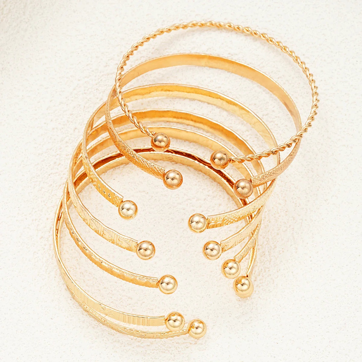Jane Bracelet Set | Gold