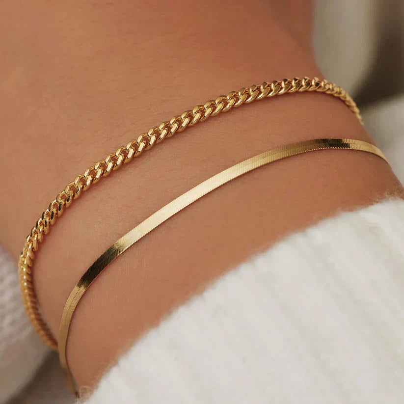 Soleil Serpent Bracelet | Gold