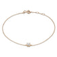 Cléa Moissanite Stone Bracelet | Gold